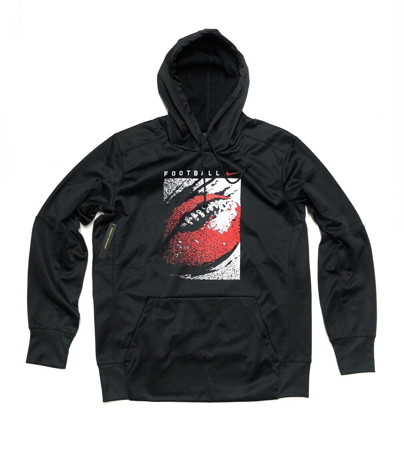 Nike Dri-Fit Football Hoodie Mens Sz L Ao5442-010 Therma Performance Bred Nwt